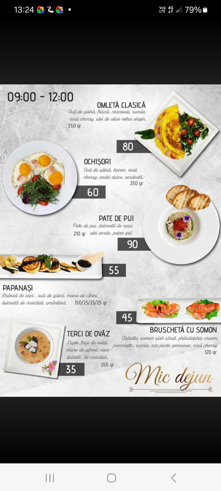 Meniu Golden Pizza pagina 1