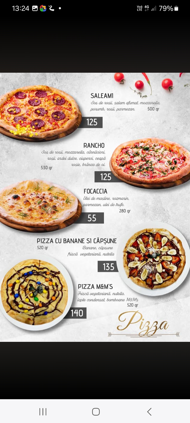 Meniu Golden Pizza pagina 6