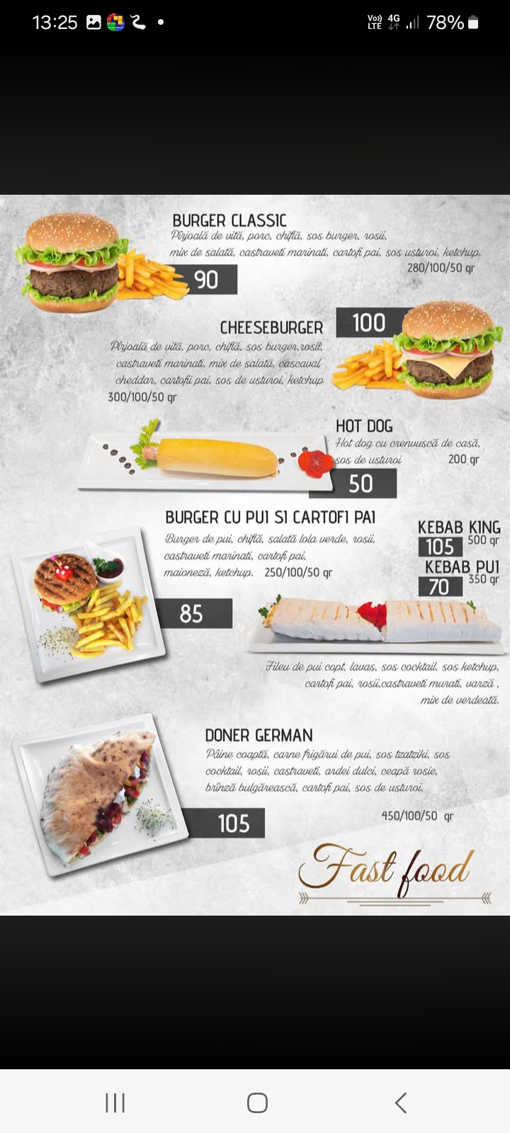 Meniu Golden Pizza pagina 20