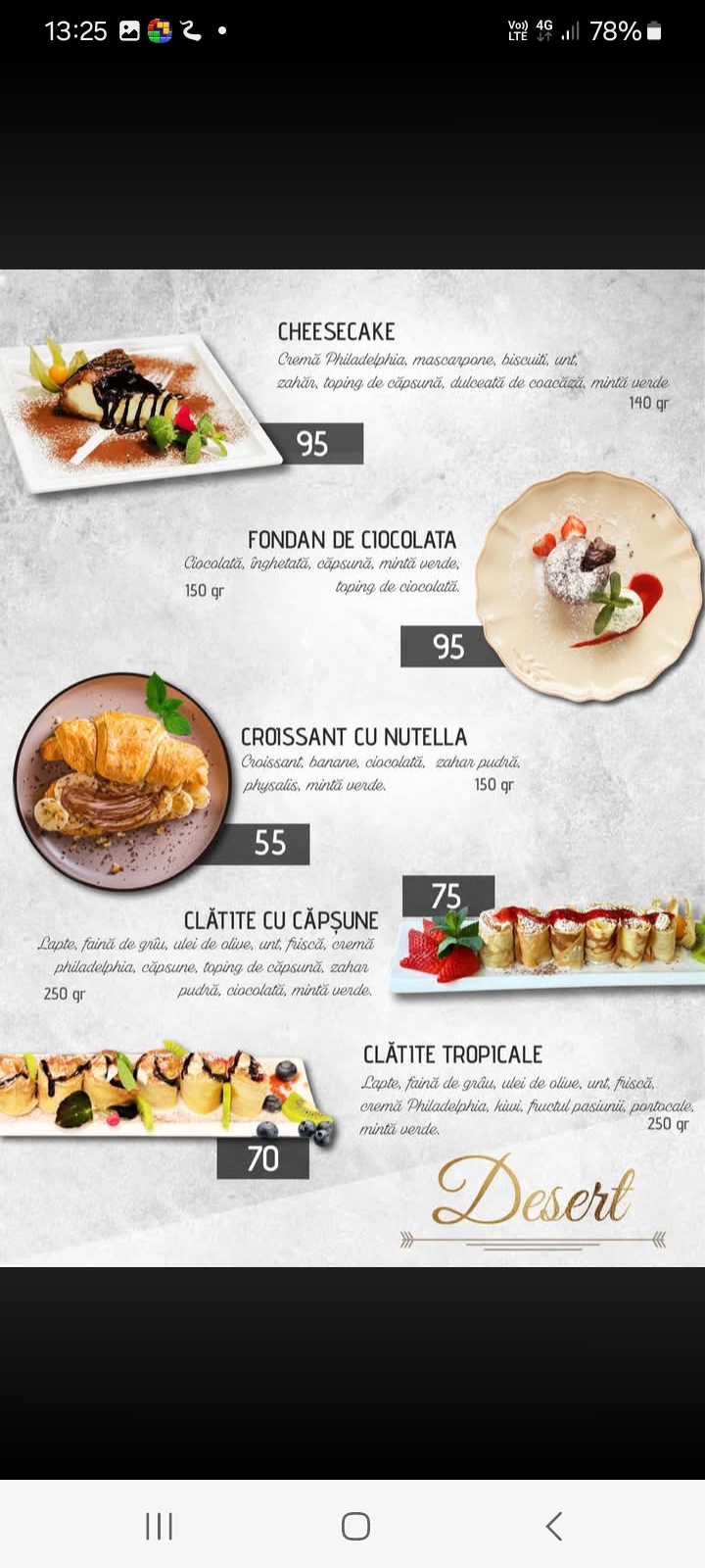 Meniu Golden Pizza pagina 22